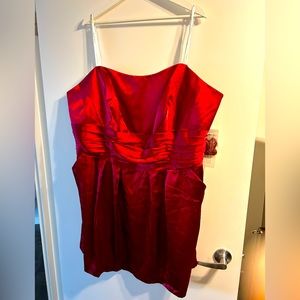 Charmeuse short cocktail/bridesmaid dress